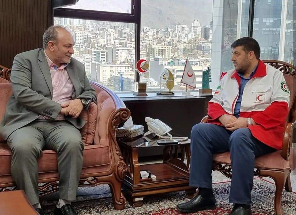 دیدار عیدانه آقاملائی عضو شورای عالی هلال احمر با دکتر کولیوند