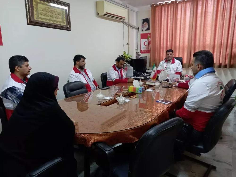 بازدید سرزده مدیرعامل هلال احمر گلستان از هلال احمر شهرستان علی آبادکتول