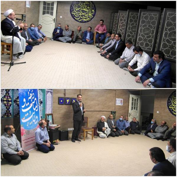 سخنرانی مسئول دفتر نمایندگی ولی فقیه در هلال احمر گلستان در جشن غدیر ویژه کارکنان فرهنگ و ارشاد اسلامی گلستان