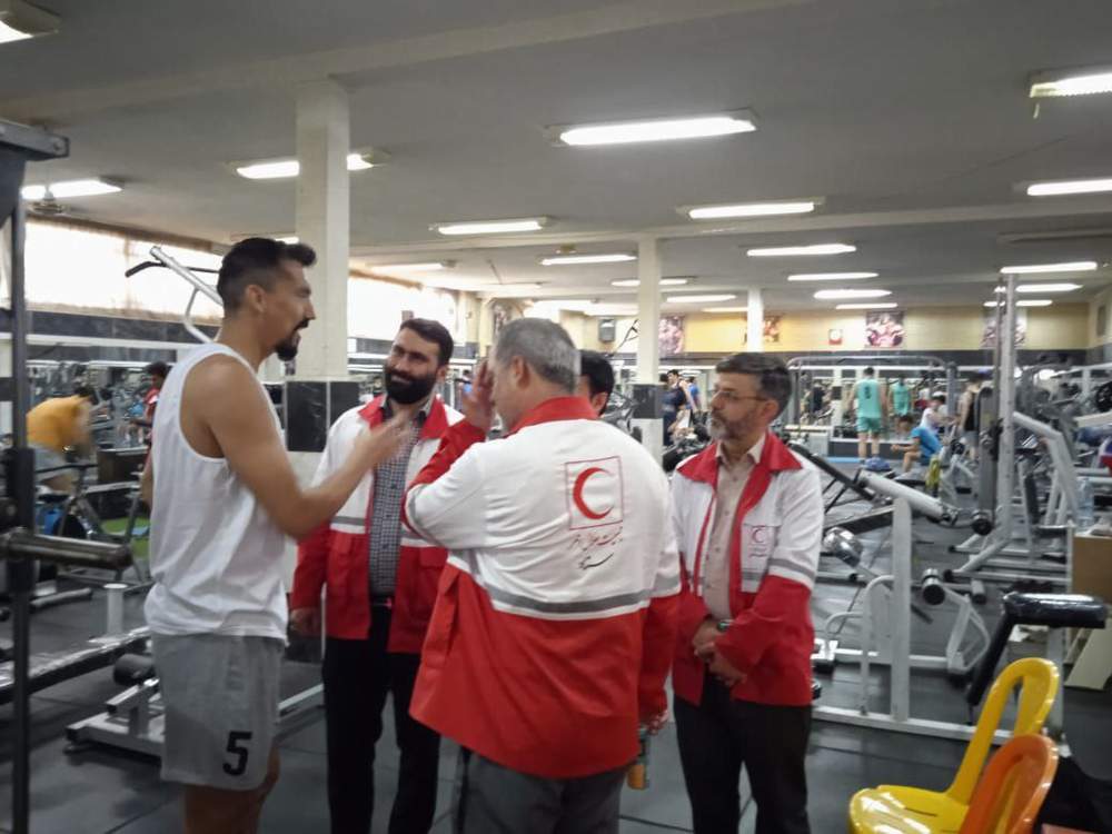 دیدار معاون داوطلبان هلال احمر گلستان با خیرین داوطلب گنبدکاووس