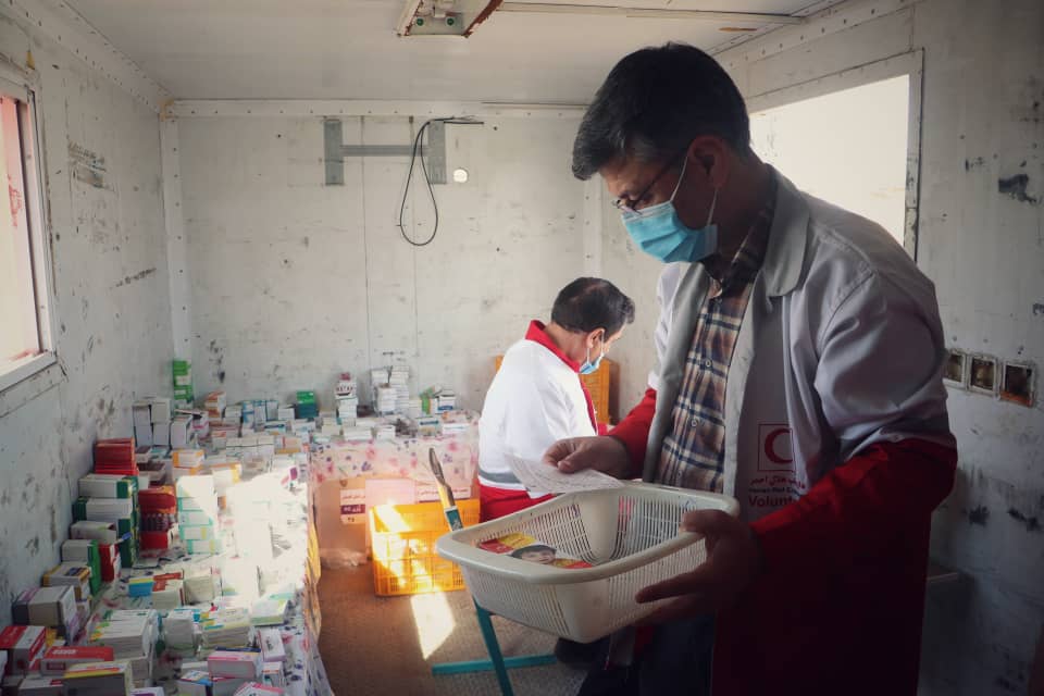 بهره مندی ۵۰۰ نفر از روستائیان از خدمات هلال احمر گلستان در مانور درمان و توانبخشی اضطراری 
