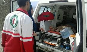 انتقال زن باردار از روستای مرزی مردم دره در مراوه تپه